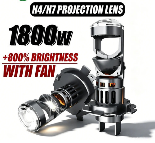 Led headlight projector - h4, h7