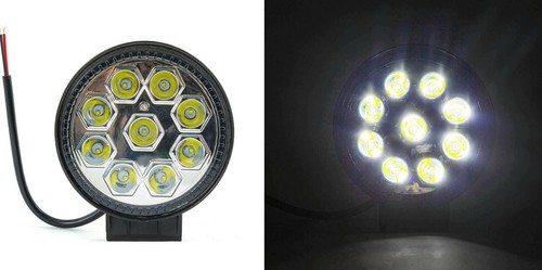 2pcs 24v 27w round - 2pcs,